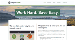 Desktop Screenshot of oregonsaves.com