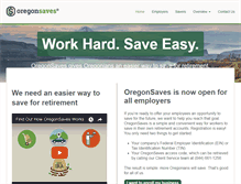 Tablet Screenshot of oregonsaves.com